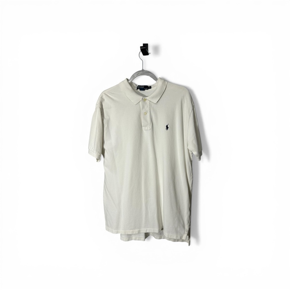 Polo Ralph Lauren Size XL White Short Sleeve Polo 100% Cotton